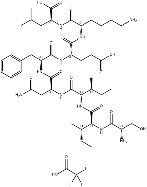 卵清蛋白八聚体肽, 1262751-08-5, 结构式