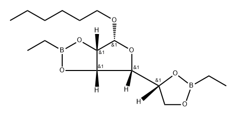 126403-05-2 beta-d-Mannofuranoside, hexyl, cyclic 2,3:5,6-bis(ethylboronate)