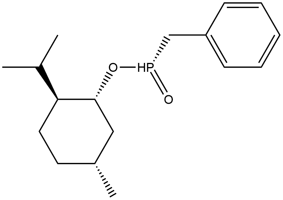 (RP)-苯基-(-)-薄荷基H-次膦酸酯,126441-52-9,结构式