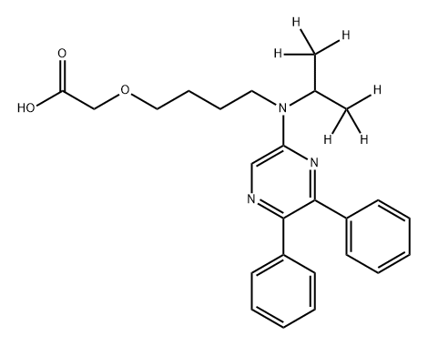 塞来昔帕格代谢产物-D6,1265295-56-4,结构式