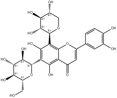 光牡荆素3, 12656-83-6, 结构式