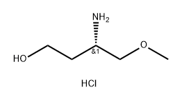 (S)-3-Amino-4-methoxybutan-1-ol hydrochloride,1266200-89-8,结构式
