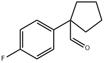 1-(4-氟苯基)环戊基甲醛, 1267025-61-5, 结构式