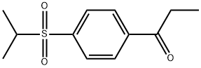 1-[4-[(1-Methylethyl)sulfonyl]phenyl]-1-propanone Structure