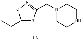 1-[(5-ethyl-1,2,4-oxadiazol-3-yl)methyl]piperazine dihydrochloride Structure