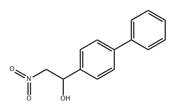 [1,1'-Biphenyl]-4-methanol, α-(nitromethyl)- Structure
