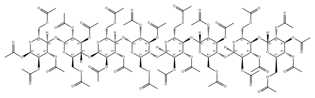 Maltooctaosehexacosaacetate 结构式