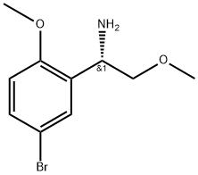 (S)-1-(5-bromo-2-methoxyphenyl)-2-methoxyethanamine Structure