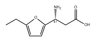 (R)?-?3-?amino-?3-?(5-?ethylfuran-?2-?yl)?propanoic acid Structure