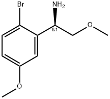 1-(2-bromo-5-methoxyphenyl)-2-methoxyethanamine Struktur