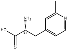 4-Pyridinepropanoic acid, α-amino-2-methyl-, (αR)- Structure