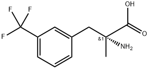 3-Trifluoromethyl-a-methyl-D-phenylalanine Struktur
