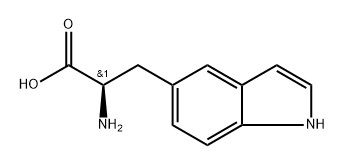 (R)-2-Amino-3-(1H-indol-5-yl)propanoic acid Structure