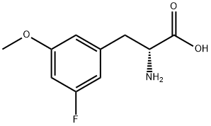 3-Fluoro-5-methoxy-D-phenylalanine Struktur