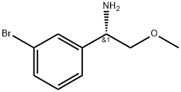 (1S)-1-(3-bromophenyl)-2-methoxyethanamine,1269956-50-4,结构式