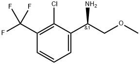 (R)-1-[2-chloro-3-(trifluoromethyl)phenyl]-2-methoxyethanamine Structure