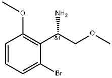 1-(2-bromo-6-methoxyphenyl)-2-methoxyethanamine Struktur
