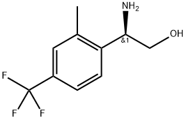 (2R)-2-amino-2-[2-methyl-4-(trifluoromethyl)phenyl]ethan-1-ol Structure