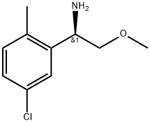 (R)-1-(5-chloro-2-methylphenyl)-2-methoxyethanamine,1270079-57-6,结构式