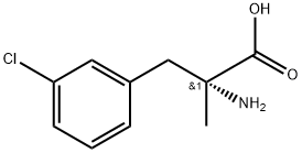 D-Phenylalanine, 3-chloro-α-methyl- Structure