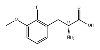 2-Fluoro-3-methoxy-D-phenylalanine 结构式