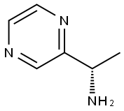 (S)-1-(吡嗪-2-基)乙胺, 1270172-56-9, 结构式