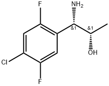 (1S,2S)-1-Amino-1-(4-chloro-2,5-difluorophenyl)propan-2-ol Structure