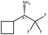 Cyclobutanemethanamine, α-(trifluoromethyl)-, (αS)- Structure