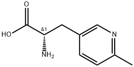 3-Pyridinepropanoic acid, α-amino-6-methyl-, (αS)- Structure