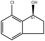 (S)-7-氯-2,3-二氢-1H-茚-1-醇 结构式