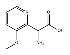 2-amino-2-(3-methoxypyridin-2-yl)acetic acid Structure