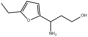 3-amino-3-(5-ethylfuran-2-yl)propan-1-ol Struktur