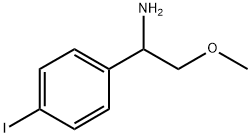 1-(4-iodophenyl)-2-methoxyethan-1-amine Structure