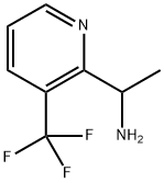 2-Pyridinemethanamine, α-methyl-3-(trifluoromethyl)- Struktur