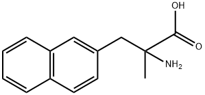 2-amino-2-methyl-3-(2-naphthyl)propanoic acid Struktur