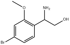 2-amino-2-(4-bromo-2-methoxyphenyl)ethan-1-ol Structure
