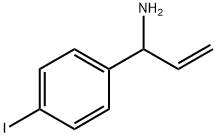 Benzenemethanamine, α-ethenyl-4-iodo- Structure