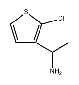 1-(2-chlorothiophen-3-yl)ethan-1-amine Struktur