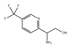 2-amino-2-[5-(trifluoromethyl)pyridin-2-yl]ethan-1-ol Struktur