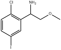 1-(2-chloro-5-iodophenyl)-2-methoxyethanamine,1270578-70-5,结构式