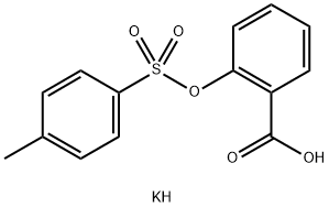 Benzoic acid, 2-[[(4-methylphenyl)sulfonyl]oxy]-, potassium salt (1:1),127087-38-1,结构式