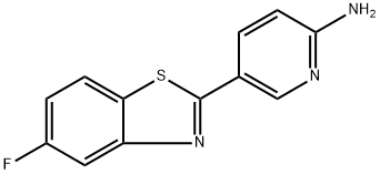 2-Pyridinamine,5-(5-fluoro-2-benzothiazolyl)- 结构式