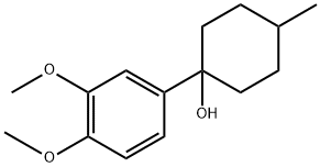 1-(3,4-dimethoxyphenyl)-4-methylcyclohexanol Structure