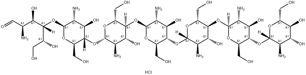 Chitoheptaose Heptahydrochloride Structure