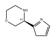 Morpholine, 3-(3H-pyrrol-2-yl)-, (3S)- 化学構造式