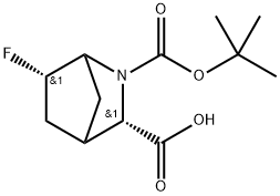 Racemic-(1S,3S,4R,6S)-2-(Tert-Butoxycarbonyl)-6-Fluoro-2-Azabicyclo[2.2.1]Heptane-3-Carboxylic Acid|1272757-81-9