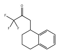 1,1,1-Trifluoro-3-(1,2,3,4-tetrahydronaphthalen-1-yl)propan-2-one Structure