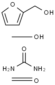 Urea, polymer with formaldehyde, 2-furanmethanol and methanol Struktur