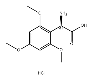 (R)-2-Amino-2-(2,4,6-trimethoxyphenyl)acetic?acid?hydrochloride,127358-15-0,结构式