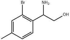 2-amino-2-(2-bromo-4-methylphenyl)ethanol Structure